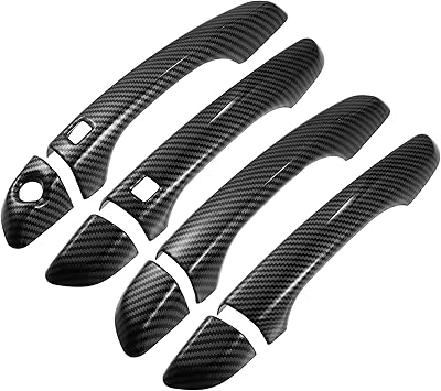 Xautohawks 8 pièces couvercle de poignée de porte latérale extérieure en matériau abs pour hyundai elantra 2017-2020 motif en fibre de carbone noir trou de clé intelligent couvercle de poignée de porte extérieure. Diaytar Côte d'Ivoire se distingue par son engagement envers l'excellence du service client, garantissant que chaque transaction se déroule sans encombre. Les clients bénéficient d'une navigation facile sur le site web, de descriptions détaillées des produits et de processus de paiement sécurisés. Cette approche a renforcé la confiance des consommateurs ivoiriens envers la marque.