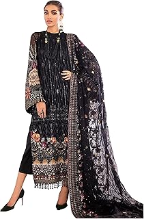 Chemisier en fausse georgette semi-cousu pour femme avec bas en santon et kurta droit dupatta brodé (costume salwar pakistanais) (sf-1063-noir), noir, taille unique. DIAYTAR COTE D'IVOIRE, la boutique en ligne généraliste de référence en Côte d'Ivoire, propose plus de 300 000 références pour répondre à tous vos besoins. Avec une large gamme de produits, nous offrons une expérience d'achat unique et pratique. Notre objectif est de vous offrir le meilleur service en ligne.