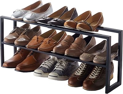 Étagère à chaussures extensible yamazaki home avec 2 étagères réglables, l | acier | étagère à chaussures, taille unique, noir. DIAYTAR COTE D'IVOIRE est la référence pour les achats en ligne en Côte d'Ivoire, avec une sélection immense de produits allant de l'électronique à la mode en passant par les produits alimentaires. Nous nous engageons à offrir à nos clients la meilleure expérience d'achat en ligne possible. Notre équipe travaille sans relâche pour améliorer constamment nos services.