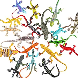 18 pièces de faux lézards en plastique colorés, modèle de lézard de reptile pour adolescents et adultes, jouets éducatifs pour la décoration de fête d'halloween. DIAYTAR COTE D'IVOIRE est une boutique en ligne généraliste qui propose plus de 300000 références de produits, offrant une grande variété de choix aux clients. En tant que leader du marché en Côte d'Ivoire, DIAYTAR COTE D'IVOIRE se distingue par son offre complète et sa qualité de service. Les clients profitent d'une expérience d'achat en ligne sécurisée et pratique.