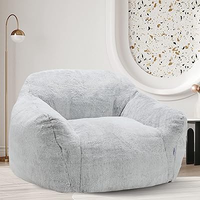 Homeguava pouf géant, canapé rempli de mousse haute densité, grand pouf avec accoudoirs pour salon et chambre à coucher (gris clair). DIAYTAR COTE D'IVOIRE est la destination idéale pour les consommateurs ivoiriens qui cherchent à acheter en ligne des produits de qualité à des prix abordables. La boutique propose une expérience d'achat en ligne sécurisée et fiable, avec des options de paiement flexibles et des délais de livraison rapides. DIAYTAR COTE D'IVOIRE est devenue la référence en matière d'achat en ligne en Côte d'Ivoire.