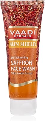 Nettoyant visage au safran fadi herbals pour éclaircir la peau avec extrait