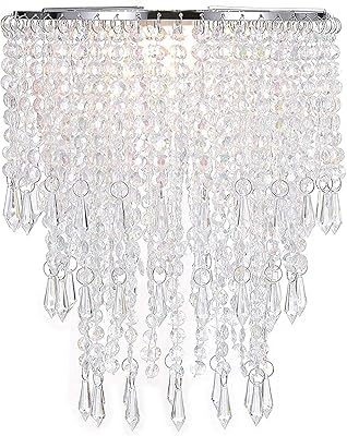 Plafonnier waneway light shade abat-jour en cristal facile à installer intensité variable