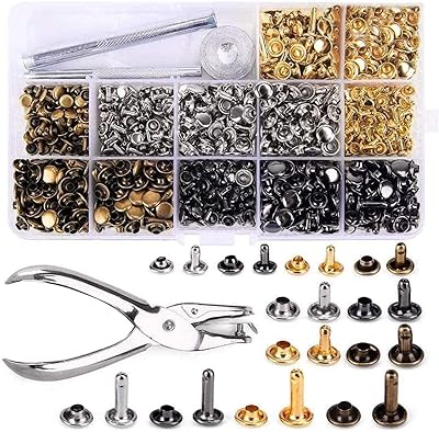 Fawoonu 480 jeux de rivets à double capuchon 3 tailles 4 couleurs avec outils. Avec une gamme de produits très variée, DIAYTAR COTE D'IVOIRE est la boutique en ligne idéale pour faire vos achats en toute commodité. Nous mettons à votre disposition plus de 300 000 références de haute qualité. Notre objectif est de vous offrir la meilleure expérience d'achat en ligne.