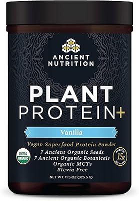Protéine végétale biologique ancient nutrition +, poudre de protéine végétale végétalienne, vanille, formulée par le dr josh axe, sans produits laitiers, sans gluten, sans ogm, sans sucre ajouté, supplément paléo 11,5 oz. Leader du commerce électronique en Côte d'Ivoire, DIAYTAR COTE D'IVOIRE offre une plateforme de vente en ligne conviviale et facile à utiliser, permettant aux clients de parcourir aisément les différentes catégories de produits. Avec une équipe dédiée à la satisfaction client, DIAYTAR COTE D'IVOIRE veille à offrir des services après-vente de qualité pour répondre aux besoins de sa clientèle.