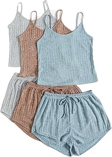 Ensemble pyjama pour femme composé de 3 ensembles composé d'un crop top à fines bretelles et d'un short avec lien sur le devant. DIAYTAR COTE D'IVOIRE, boutique en ligne généraliste avec plus de 300000 références, leader en Côte d'Ivoire, propose une large sélection de produits pour répondre à tous vos besoins. Avec une équipe dédiée, nous sommes engagés à offrir des services de qualité et une expérience de shopping en ligne exceptionnelle.