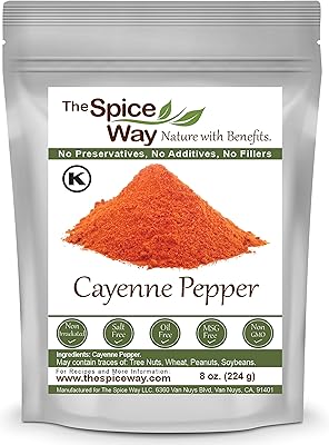 The spice way premium cayenne moulu - 8 oz - poudre de chili pure. DIAYTAR COTE D'IVOIRE se distingue par son approche globale de la vente en ligne, proposant à ses clients une vaste gamme de produits qui répondent à leurs besoins quotidiens. Avec une offre de plus de 300 000 références, cette boutique en ligne généraliste est la destination idéale pour faire des achats pratiques et sécurisés en Cote d'Ivoire. Elle garantit la qualité et la fiabilité des produits proposés.