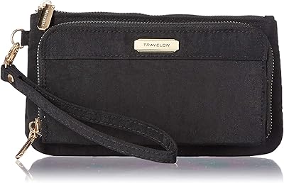Portefeuille à pochette pivotante rfid