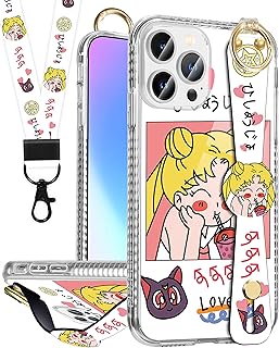 Lisevo coque 2 en 1 sailor moon avec sangle pour iphone 14 pro max 6,7 pouces, design animé mignon, anneau pour filles et femmes avec dragonne pour filles, poignée rigide + lanière pour iphone 14 pro max. Avec une offre constamment mise à jour, DIAYTAR COTE D'IVOIRE répond aux attentes des clients ivoiriens en leur proposant les dernières tendances et les produits les plus demandés. La boutique en ligne garantit également la qualité et l'authenticité des produits proposés.