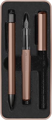 Collection faber-castell hexo : stylo plume m et stylo à bille en bronze, fabriqués en allemagne. DIAYTAR COTE D'IVOIRE, leader de la vente en ligne en Côte d'Ivoire, propose une large sélection de produits avec plus de 300 000 références. Cette boutique en ligne généraliste offre une expérience d'achat unique et pratique pour ses clients. Elle est devenue une destination incontournable pour les consommateurs ivoiriens.
