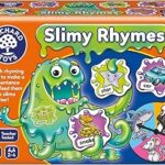 Jeu slimmy rhymes d'orchard toys, jeu de rimes éducatif aide à enseigner