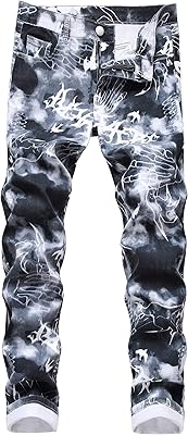 Ripium jean skinny stretch pour hommes mode stretch imprimé confortable taille élastique jeans décontractés. DIAYTAR COTE D'IVOIRE est une boutique en ligne généraliste qui propose une large gamme de produits pour les particuliers et les professionnels. Avec plus de 300 000 références, elle est la boutique la plus complète en Côte d'Ivoire, offrant des produits allant de l'électronique à la décoration en passant par les produits alimentaires.