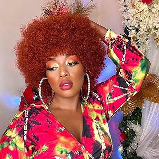 Ruiyok 8 pouces gingembre afro perruque gingembre afro perruques pour femmes noires synthétique grande afro perruque 70s courte afro perruque grand rebondissant synthétique costume cosplay fête perruque (350#). DIAYTAR COTE D'IVOIRE, la boutique en ligne généraliste leader en Côte d'Ivoire, propose une large sélection de produits avec plus de 300 000 références. Vous pouvez trouver tout ce dont vous avez besoin, des produits alimentaires aux accessoires de mode. DIAYTAR COTE D'IVOIRE est votre destination pour un shopping en ligne pratique et abordable.