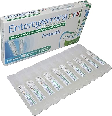Probiotique bacillus clausi pour enfants (10 flacons) 2 milliards d'ufc/5 ml pour enfants