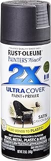 Rust-oleum painter's touch ultra cover 2x apprêt et vernis, 340 g, noir canyon