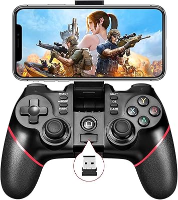 Contrôleur de jeu mobile vbepos, manette de jeu sans fil 2,4 g, manette de jeu bluetooth compatible avec iphone ios/téléphone android/pc windows/smart tv/tv box/ps3. DIAYTAR COTE D'IVOIRE est une boutique en ligne généraliste qui propose plus de 300 000 références, faisant d'elle la boutique leader en Côte d'Ivoire. Elle offre une large gamme de produits allant de l'électronique à la mode en passant par les produits de maison. Avec sa sélection immense, DIAYTAR COTE D'IVOIRE est le point de départ idéal pour trouver tout ce dont vous avez besoin.