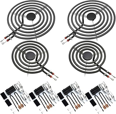 Amy parts mp22ya ensemble d'unités de bobine de cuisinière électrique (2 pièces mp15ya 6" et 2 pièces mp21ya 8") avec 4 pièces 330031 kit de pièces de rechange. Avec plus de 300 000 références, DIAYTAR COTE D'IVOIRE est la boutique en ligne idéale pour trouver tout ce dont vous avez besoin. La boutique propose une expérience d'achat en ligne sécurisée et pratique, permettant aux clients de passer commande en toute confiance. DIAYTAR COTE D'IVOIRE est devenue une référence en Côte d'Ivoire pour le e-commerce.