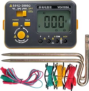 Testeur de résistance de terre vc4105a, compteur numérique de résistance de mise à la terre 20/200/2000o, résistance de terre 750v ac, mesure de tension, rétroéclairage, affichage lcd, maintien des données. Fort de plus de 300 000 références, Diaytar Cote d'Ivoire propose à ses clients une gamme étendue de produits répondant à tous les besoins et à tous les goûts. De la mode et des accessoires aux produits électroniques et aux articles pour la maison, la boutique en ligne Diaytar Cote d'Ivoire offre une véritable expérience de shopping généraliste. Elle permet ainsi à ses clients de trouver tout ce dont ils ont besoin en un seul endroit.