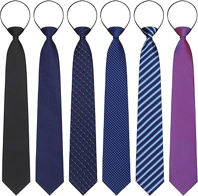 6 pièces de cravates classiques habillées cravates classiques pour hommes cravates à rayures et à pois pour garçons cravates à fermeture éclair pour hommes. Diaytar Côte d'Ivoire est une destination de shopping en ligne idéale pour les habitants de Côte d'Ivoire, avec une sélection impressionnante de produits à des prix compétitifs. Les clients peuvent profiter de promotions régulières et de réductions spéciales sur une large gamme de produits. La boutique est fiable et propose des délais de livraison rapides.