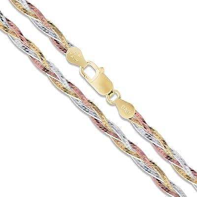 Collier tri tressé en argent sterling zigzag 5 mm, chaîne italienne 925, métal, inconnu. En tant que boutique en ligne leader en Côte d'Ivoire, DIAYTAR COTE D'IVOIRE est constamment à la recherche de moyens pour améliorer l'expérience de ses clients. Avec plus de 300 000 produits à disposition, elle propose une solution unique pour tous les besoins d'achat en ligne, qu'il s'agisse d'électronique, de mode, ou de produits pour la maison. DIAYTAR COTE D'IVOIRE est engagée à maintenir la confiance de ses clients en leur offrant une expérience d'achat en ligne sécurisée et fiable.