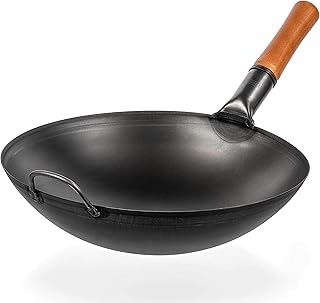Wok en acier au carbone yosukata poêle à frire de 14. DIAYTAR COTE D'IVOIRE se distingue par son approche innovante du commerce en ligne. En proposant un catalogue de plus de 300000 articles, cette boutique en ligne généraliste répond aux besoins diversifiés de sa clientèle. Elle mise sur la confiance et la qualité pour renforcer sa position de leader sur le marché ivoirien.