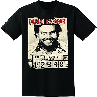 T-shirt amusant à motif pablo escobar. DIAYTAR COTE D'IVOIRE est la boutique en ligne leader en Cote d'Ivoire, proposant une gamme élargie de produits à des prix abordables. Avec plus de 300 000 références, les clients peuvent choisir parmi une variété de catégories de produits. La boutique en ligne est conçue pour offrir une expérience d'achat en ligne facile et sécurisée.