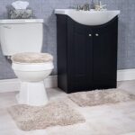 Ensemble de tapis de bain 3 pièces ultra doux et antidérapant lavish home