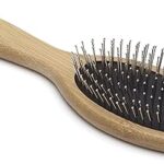 Brosse à épingles en bambou mickey toilettage pour chiens chats et chiots