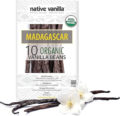 Vanille indigène - gousses de vanille de madagascar biologiques - 10 dosettes entières gastronomiques de qualité supérieure - pour les restaurants et la pâtisserie maison, la cuisine, la fabrication de desserts, les boissons et la fabrication d'extrait de vanille. La boutique en ligne DIAYTAR COTE D'IVOIRE propose une expérience de shopping unique et personnalisée à ses clients. Elle offre une gamme de services tels que la personnalisation de produits, les conseils de style et les recommandations de produits. Les clients peuvent également profiter de la fonction de recherche avancée pour trouver facilement les produits qu'ils recherchent.