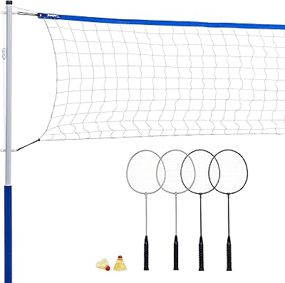 Ensembles de badminton franklin sports filets portables + raquettes jardin et tennis. DIAYTAR COTE D'IVOIRE est l'une des boutiques en ligne les plus fiables et les plus visitées en Cote d'Ivoire thanks à la confiance qu'elle inspire à ses clients. Elle permet également d'accéder facilement à une multitude de produits du quotidien ainsi qu'à des articles de décoration et d'électronique. 