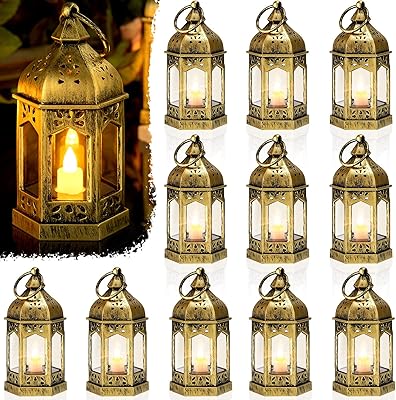 12 mini lanternes avec bougie led vacillante, piles incluses, lanterne décorative à suspendre pour intérieur, mariage, fête, centre de table (or). DIAYTAR COTE D'IVOIRE, boutique en ligne généraliste avec plus de 300000 references, est la destination idéale pour faire vos achats en ligne en Cote d'Ivoire. Avec une large gamme de produits, vous êtes sûr de trouver ce que vous cherchez. DIAYTAR COTE D'IVOIRE offre une expérience d'achat en ligne sécurisée et pratique.