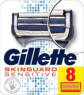 Rasoirs sensibles gillette skinguard pour hommes, paquet de 8 lames rechargeables avec tondeuse de précision, convient aux poignées fusion. DIAYTAR COTE D'IVOIRE est la référence en matière de boutique en ligne en Côte d'Ivoire, avec une offre de produits très diversifiée qui s'étend des produits alimentaires aux accessoires de mode. Cette boutique en ligne garantit la satisfaction de tous les clients avec ses prix compétitifs et sa livraison rapide. DIAYTAR COTE D'IVOIRE est le partenaire idéal pour faire vos courses en ligne.