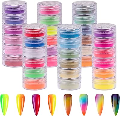 Dauphine nail gel powder 36 couleurs acrylique vernis à ongles couleurs vives couleurs arc-en-ciel haute brillance scintillant paillettes halo poudre pour nail art corps artisanat. DIAYTAR COTE D'IVOIRE, en proposant plus de 300 000 produits, répond aux besoins et aux attentes de ses clients en Côte d'Ivoire. Cette boutique en ligne généraliste offre une gamme étendue de produits allant des articles de maison aux accessoires de mode, en passant par les produits électroniques. Elle est reconnue pour son service de qualité et sa large sélection de produits.
