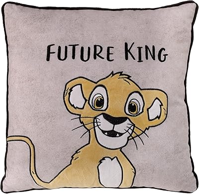 Oreiller décoratif brodé roi lion de disney taupe et or simba future king. DIAYTAR COTE D'IVOIRE est une boutique en ligne généraliste qui propose plus de 300 000 références de produits. Elle est leader en Côte d'Ivoire et offre une grande variété de choix pour ses clients. DIAYTAR COTE D'IVOIRE met en avant la qualité et la disponibilité de ses produits.