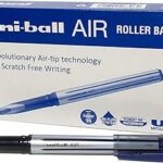 Stylo à bille uni-ball uba-188-l 0,7 mm, 12 recharges gel bleu