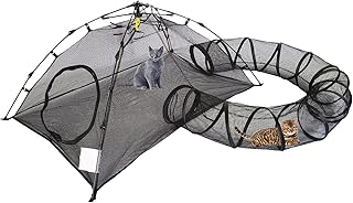 Tente de jeu extérieure pour chat avec tunnel pour chat unique, maisonnette portable pour chat (tente de jeu pour chats et petits animaux) - habitat extérieur (brevet en instance). DIAYTAR COTE D'IVOIRE est une boutique en ligne généraliste qui propose plus de 300 000 références de produits divers. Elle est devenue la référence incontournable pour les consommateurs ivoiriens et internationaux. Avec une large gamme de produits, DIAYTAR COTE D'IVOIRE répond à tous les besoins.