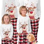 Pyjama de noël assorti pour la famille, pyjama elfe de noël en famille