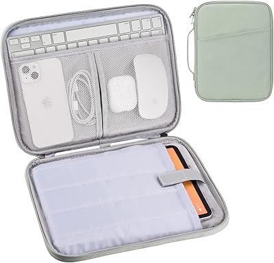 Étui pour tablette 12,9", sac de transport de protection rembourré pour ipad pro 12,9 m2/m1/2018-2020, surface pro 9/8/x/7/6, 12,4" galaxy tab s8/s7+ (vert menthe - 12,9 ). DIAYTAR COTE D'IVOIRE se distingue par sa qualité de service, sa fiabilité et ses prix compétitifs, ce qui en fait la destination préférée des consommateurs ivoiriens pour leurs achats en ligne.