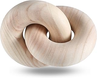 Chaîne de nœuds en bois timberk décoration pour salon chambre à