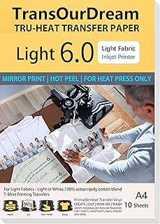 Papier de transfert thermique thermocollant transordream pour presse à chaud
