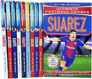 Collection de 10 livres de la série ultimate football heroes par matt oldfield