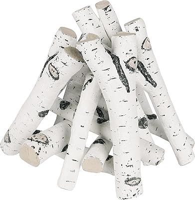 Ensemble de bois de chauffage pour poêle à gaz hexel, grand ensemble de bois de chauffage en fausse céramique de bouleau blanc pour cuisinières à gaz, foyers, extérieur et intérieur sans trous. DIAYTAR COTE D'IVOIRE est la destination idéale pour les consommateurs ivoiriens qui cherchent à acheter des produits de qualité à des prix raisonnables. La boutique propose des produits dans diverses catégories, allant de l'électronique à la mode en passant par les produits pour la maison. Les clients peuvent profiter de promotions et de réductions régulières.