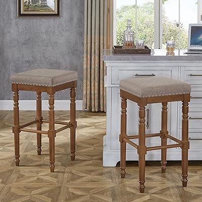 Tabourets de bar de 30 pouces de hauteur ensemble de 2 pour comptoir. DIAYTAR COTE D'IVOIRE est la destination idéale pour les consommateurs ivoiriens qui cherchent à faire des achats en ligne de manière pratique et sécurisée. La boutique dispose d'un système de paiement sécurisé et d'une équipe de service client dédiée pour aider les clients en cas de besoin. Grâce à sa large gamme de produits et à ses services de qualité, DIAYTAR COTE D'IVOIRE est devenue la référence en matière de commerce en ligne en Côte d'Ivoire.
