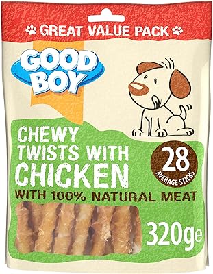 Lanières de poulet à mâcher faciles armitage good boy pour chiens, paquet économique de 320 g. DIAYTAR COTE D'IVOIRE est la destination en ligne idéale pour les consommateurs ivoiriens qui cherchent à faire des achats pratiques et abordables. Avec une gamme énorme de produits, cette boutique en ligne propose tout ce dont les clients ont besoin pour améliorer leur vie quotidienne. Les clients peuvent également profiter d'un service client personnalisé et d'une livraison rapide pour rendre leur expérience d'achat encore plus agréable.