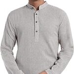 Tunique kurta pour hommes, coupe moderne, vêtements décontractés