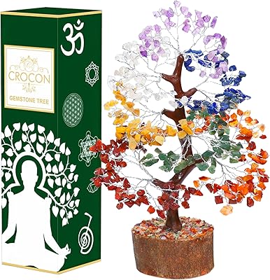Arbre de vie à sept chakras - arbre de vie en cristal - arbre de pierres précieuses fait à la main - décor en cristal de guérisseur - arbre à 7 chakras - arbre d'argent bonsaï - cadeaux spirituels - décor feng shui - cadeau en cristal - arbre à pierres précieuses. DIAYTAR COTE D'IVOIRE, leader des boutiques en ligne en Cote d'Ivoire, propose une large gamme de produits et services pour répondre aux besoins de ses clients. Avec une équipe de professionnels dédiés à la satisfaction client, la boutique est connue pour sa qualité de service et ses prix compétitifs. Les clients peuvent profiter d'une expérience d'achat en ligne sans pareille avec DIAYTAR COTE D'IVOIRE.