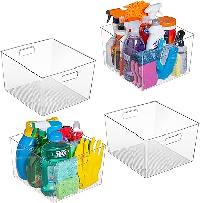 Espace dégagé. bacs de rangement en plastique - xl - paquet de 4. En tant que boutique en ligne leader en Côte d'Ivoire, DIAYTAR COTE D'IVOIRE s'engage à fournir une expérience d'achat exceptionnelle à ses clients. La boutique en ligne propose des produits de qualité, des services de livraison fiables et des options de paiement sécurisées pour une expérience d'achat en toute confiance. Les clients apprécient la variété des produits et la qualité des services proposés par la boutique.