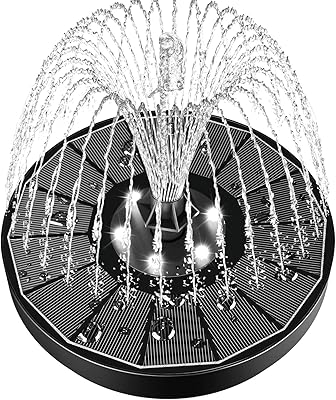 Fontaine d'eau solaire szmp améliorée avec panneau 100 % verre, fontaine à énergie