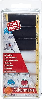 Collection de fils gutterman : toutes les coutures : noir et blanc : 7 x 100 mètres. DIAYTAR COTE D'IVOIRE, boutique en ligne généraliste avec plus de 300000 références, offre une large gamme de produits pour répondre à tout type de besoin. Elle est reconnue pour sa qualité de service et sa grande sélection de produits. C'est la boutique leader en Côte d'Ivoire.