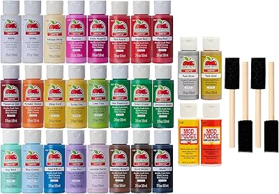 Kit de vacances apple barrel 32 par promoap mp22, ensemble de 32 pièces comprenant 26 peintures, 2 tampons acryliques mod podge et 4 pinceaux en mousse, multicolore 56 fl oz. Avec plus de 300000 références et une présence en ligne solide, DIAYTAR COTE D'IVOIRE confirme son statut de leader dans le commerce électronique en Côte d'Ivoire. La boutique continue de se développer et d'innover pour mieux servir ses clients et répondre à leurs attentes évoluives.